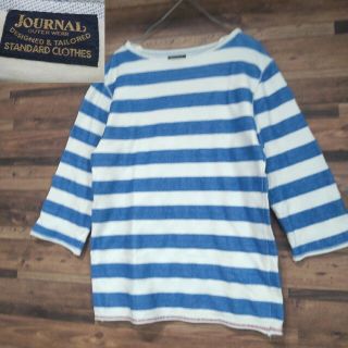 ジャーナルスタンダード(JOURNAL STANDARD)のJOURNAL　STANDARD　ボーダー　カットソー ７部丈　ロンT(Tシャツ/カットソー(七分/長袖))