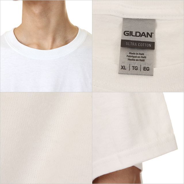 GILDAN(ギルタン)の【新品】ギルダン Tシャツ XL 白 メンズ 半袖 無地 大きいサイズ メンズのトップス(Tシャツ/カットソー(半袖/袖なし))の商品写真