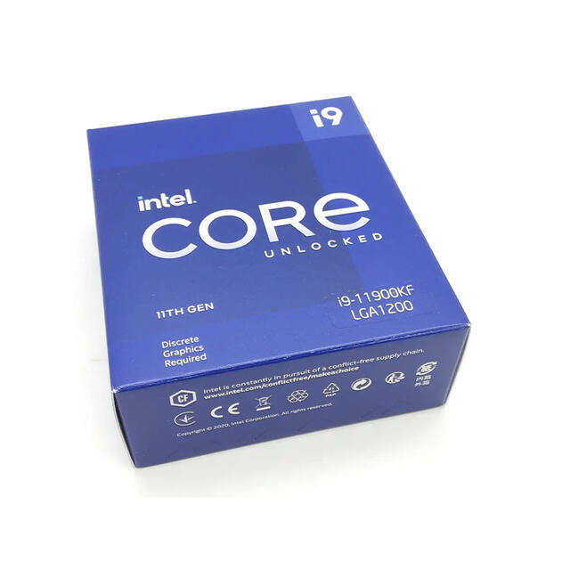 未使用 Intel Core i9-11900KF BOX