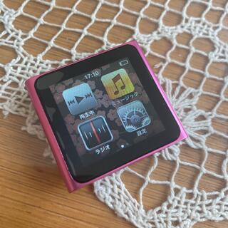 アップル(Apple)のiPod nano  第6世代　8GB ピンク(ポータブルプレーヤー)