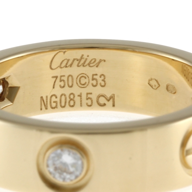 【中古】カルティエ CARTIER リング・指輪 13号 K18ゴールド ダイヤ