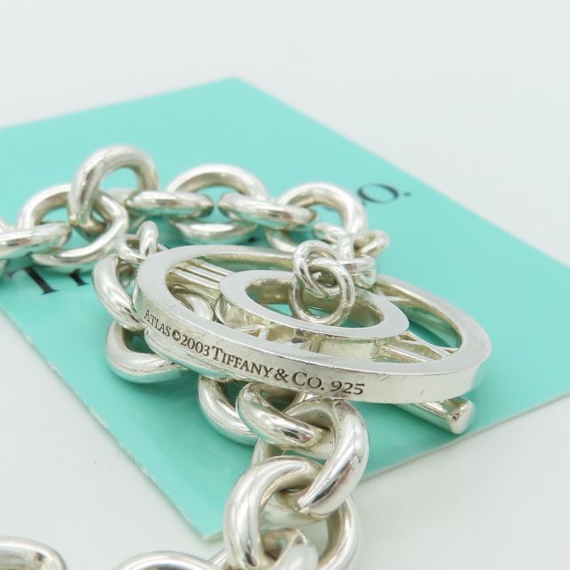 Tiffany & Co.(ティファニー)の希少 ティファニー オープン アトラス トグル シルバー ブレスレット CI12 レディースのアクセサリー(ブレスレット/バングル)の商品写真