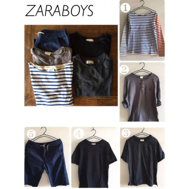 ZARA KIDS(ザラキッズ)のZARA BOYS&MARKEY’S まとめ売り キッズ/ベビー/マタニティのキッズ服男の子用(90cm~)(Tシャツ/カットソー)の商品写真