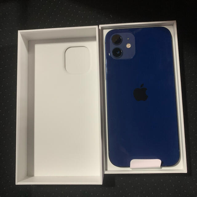 魅力の Apple - ブルー 128GB iPhone12 スマートフォン本体