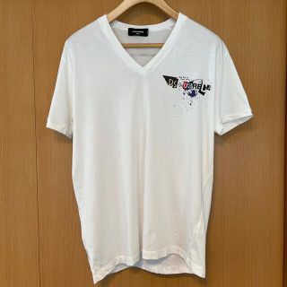 ディースクエアード(DSQUARED2)のディースクエアード　DSQUARED2 Tシャツ　Vネック美品　XXXL 3XL(Tシャツ/カットソー(半袖/袖なし))