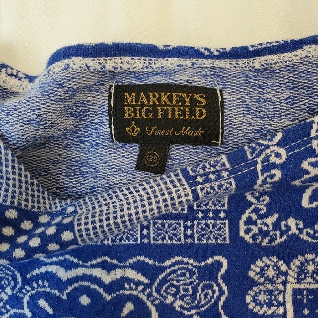 MARKEY'S(マーキーズ)の専用　美品　マーキーズ　バンダナ柄　トップス　　120 キッズ/ベビー/マタニティのキッズ服女の子用(90cm~)(Tシャツ/カットソー)の商品写真