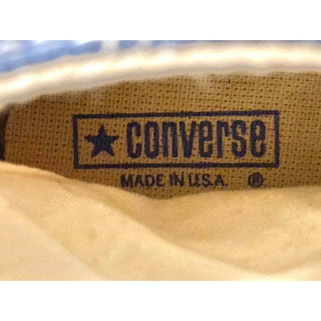 CONVERSE(コンバース)の★80s!USA!コンバース オールスター ネイビー ハイカット 銀箱 216★ レディースの靴/シューズ(スニーカー)の商品写真