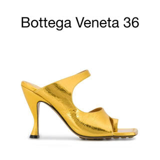 ボッテガヴェネタ(Bottega Veneta)の完売品　Bottega Veneta シワ加工　サンダル 36 正規品(サンダル)