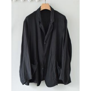 COMOLI - COMOLI 21SS / リネンWクロスジャケット&ドローストリング