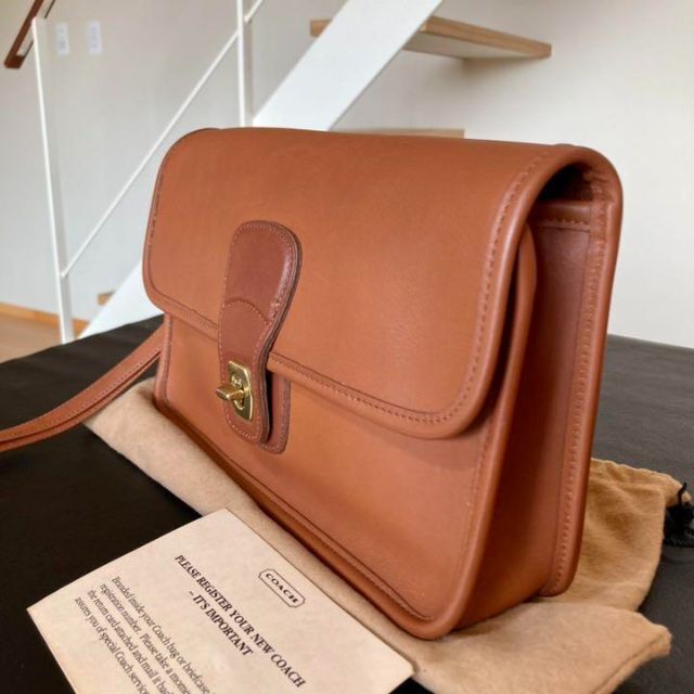 COACH - 【新品】オールドコーチ クラッチバッグ ブラウン セカンド