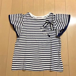 メゾピアノジュニア(mezzo piano junior)の【ご専用】メゾピアノJr 140【極美品】♡ボーダー♡(Tシャツ/カットソー)