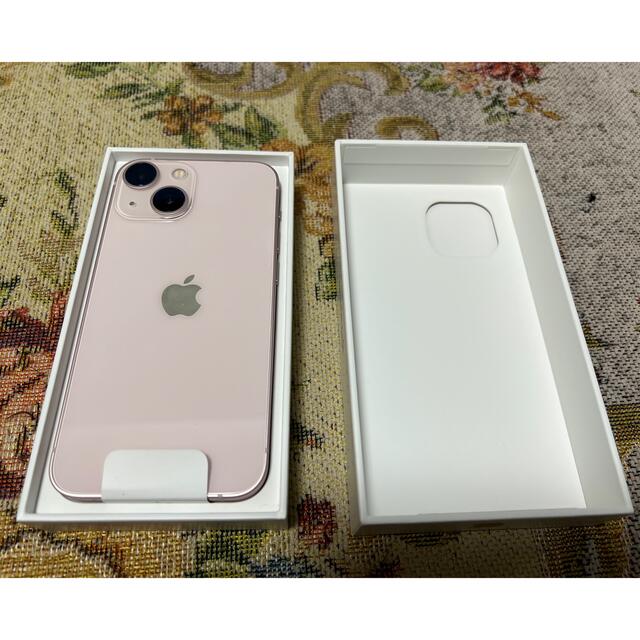 アップル iPhone13 mini 128GB ピンク simフリー済