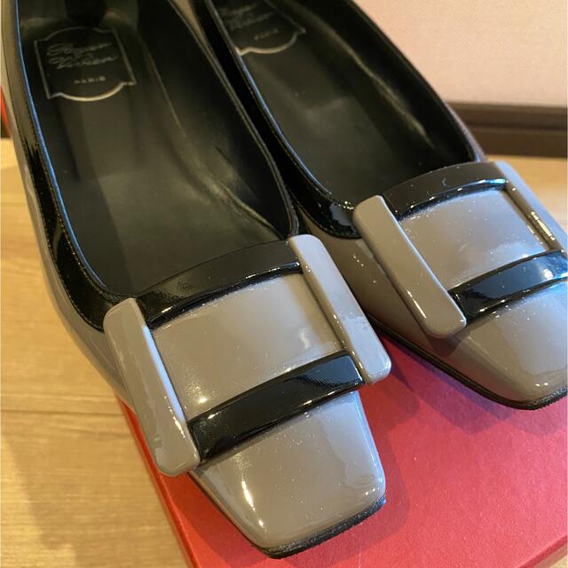 ROGER VIVIER - 【正規品】ロジェヴィヴィエ グレー 36.5 未使用 ROGER VIVIER - 【正規品】ロジェヴィヴィエ グレー 36.5 未使用