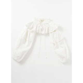 【papier】holder blouse whiteつけ襟(シャツ/ブラウス(長袖/七分))
