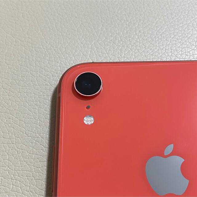 ◇美品◇ iPhone XR 64GB Coral ☆付属品はすべて未使用