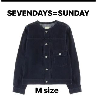 セブンデイズサンデイ(SEVENDAYS=SUNDAY)のSEVENDAYS=SUNDAYビンテージデニムジャケット  men's 美品(Gジャン/デニムジャケット)