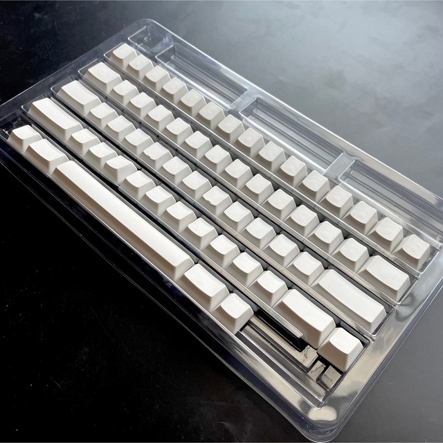 HHKB キーキャップ 無刻印 白 キートップセット KBDfans 60キー