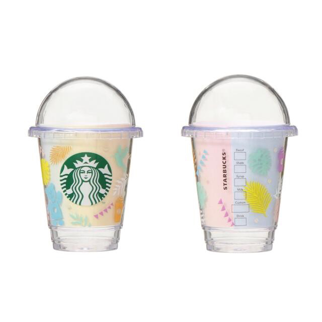 Starbucks Coffee(スターバックスコーヒー)のスタバ　ミニカップギフト　カラフルサマー   チケットなし【新品未使用】 エンタメ/ホビーのコレクション(その他)の商品写真