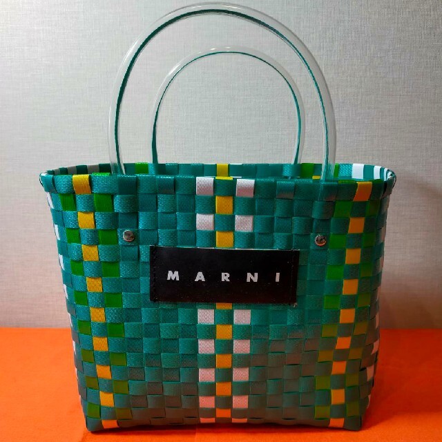 Marni(マルニ)の【新品】 マルニ MARNI トートバッグ カゴバッグ フラワーカフェ レディースのバッグ(かごバッグ/ストローバッグ)の商品写真