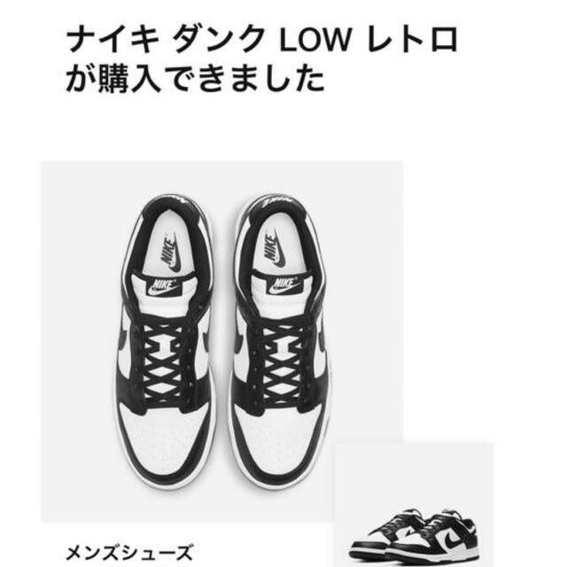 Nike Dunk Low Retro "White/Black"  28cm 1