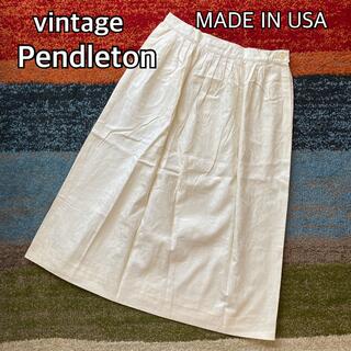 ペンドルトン(PENDLETON)のvintage スカート Pendleton ペンドルトン USA製 80's(ひざ丈スカート)