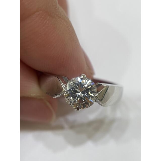 PT 一粒ダイヤモンド　1.11ct 指輪　新品 レディースのアクセサリー(リング(指輪))の商品写真