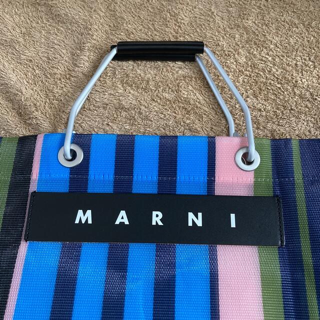 2023セール】 Marni マルニ マルニフラワーカフェ ストライプバッグ カゴバッグの通販 by cheddar｜マルニならラクマ 