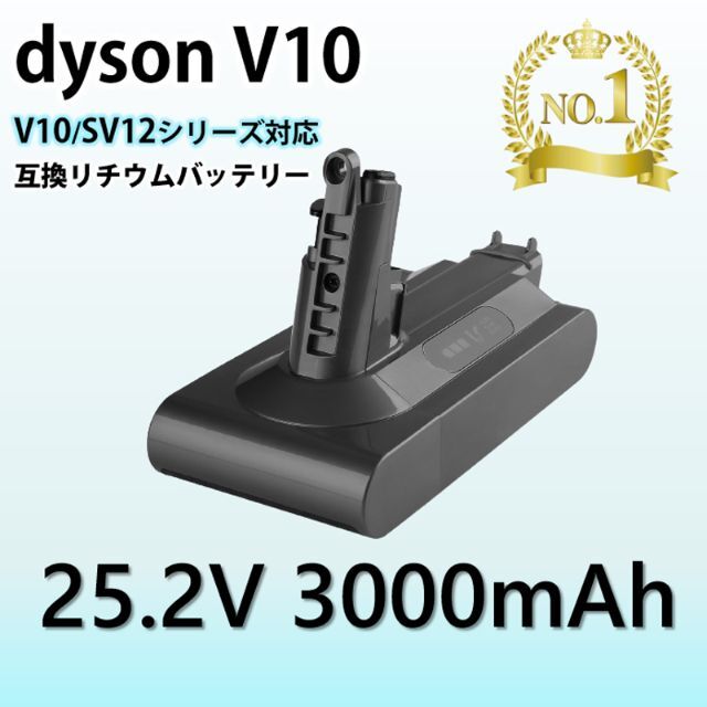 ダイソン V10 シリーズ バッテリー 互換 3000mAh dyson