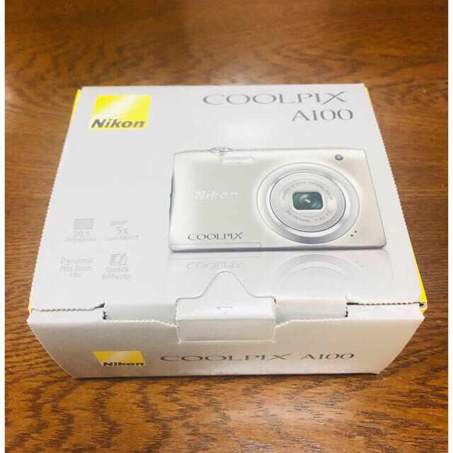 新しいエルメス Nikon - 専用です❣️新品未開封NikonニコンCOOLPIX A100シルバー光学5倍① コンパクトデジタルカメラ