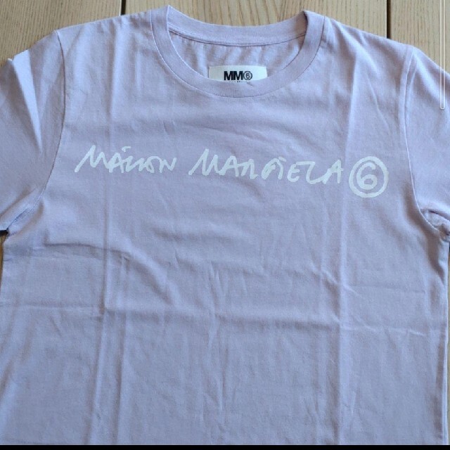 23SS【新品】MAISON MARGIELA マルジェラ ロゴＴシャツ 紫 L