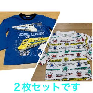 新幹線長袖シャツ🚄２枚セット(Tシャツ/カットソー)