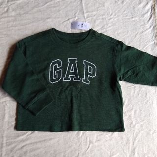 ベビーギャップ(babyGAP)のGAP ロンT 95 グリーン(Tシャツ/カットソー)