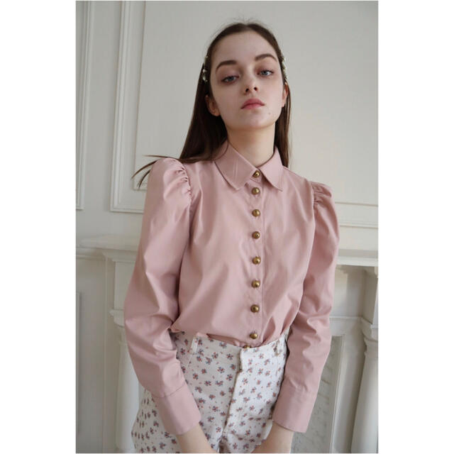 epine  é button blouse pink ブラウス レディースのトップス(シャツ/ブラウス(長袖/七分))の商品写真