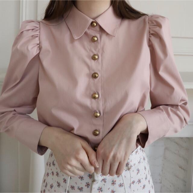 epine  é button blouse pink ブラウス レディースのトップス(シャツ/ブラウス(長袖/七分))の商品写真