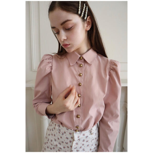 epine  é button blouse pink ブラウス レディースのトップス(シャツ/ブラウス(長袖/七分))の商品写真