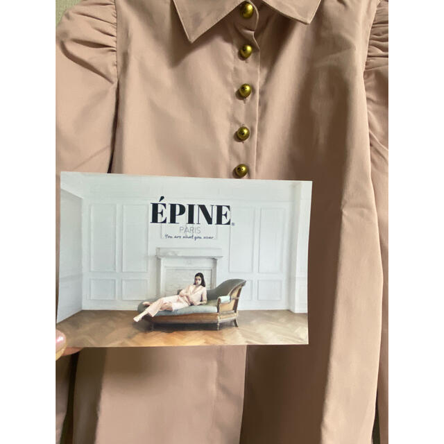 epine  é button blouse pink ブラウス レディースのトップス(シャツ/ブラウス(長袖/七分))の商品写真