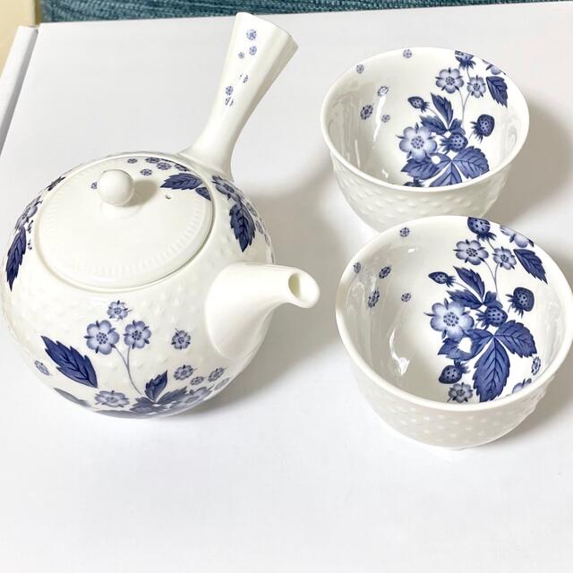 WEDGWOOD ウェッジウッド ストロベリーブルーム インディゴ ティーセット9900円カップ