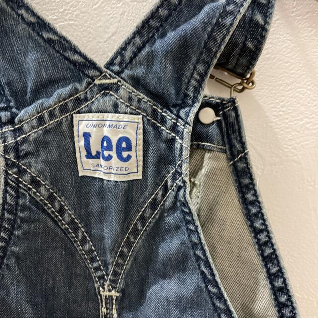 Lee(リー)の《新品》LEE オーバーオール サロペット デニム キッズ 80 キッズ/ベビー/マタニティのベビー服(~85cm)(ロンパース)の商品写真