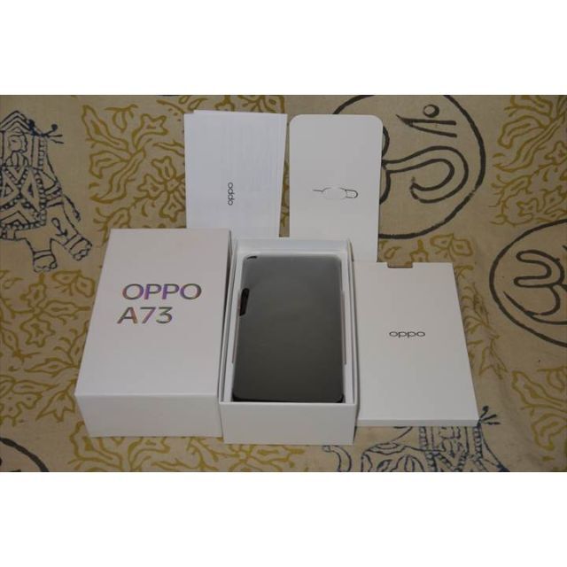 未使用　OPPO A73オッポ オレンジ　4GB64GB/SIMフリー OPPO