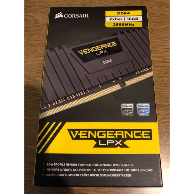 CORSAIR メモリ DDR4 2666MHz 8GBx2 16GB コルセア