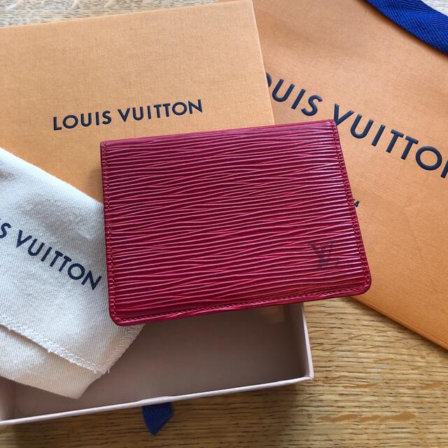 LOUIS VUITTON 極美品 エピ カードケース - 名刺入れ/定期入れ