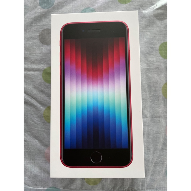 【値下げ】新品　未開封iPhone  SE 第3世代　レッド　64G