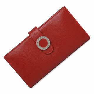 ブルガリ(BVLGARI)のブルガリ BVLGARI カーフレザー コローレ 二つ折り長財布 レッド 赤 22446 箱付（新品・未使用品）(財布)