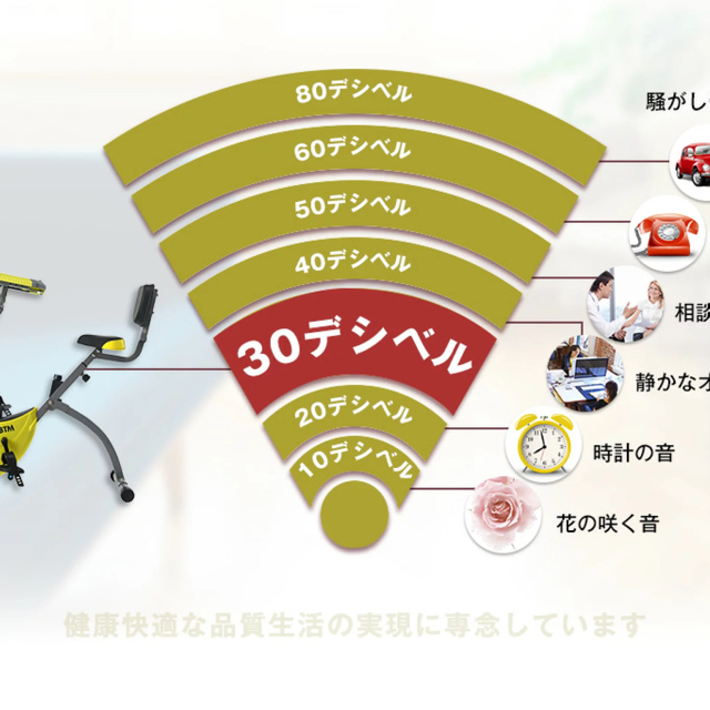 BTM エアロバイク デスク付き サドル調整 負荷調整 エクササイズの通販