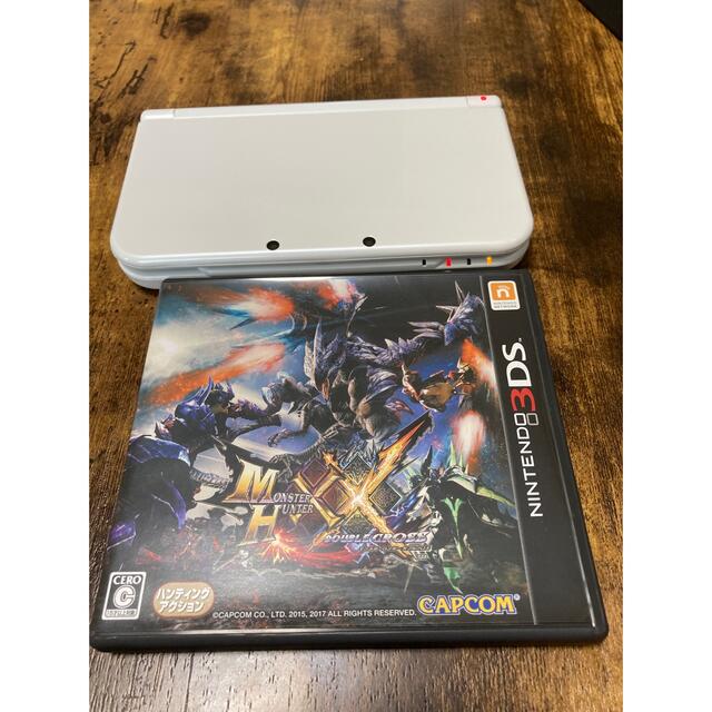 NEW3DSLLホワイト本体とモンスターハンターダブルクロス - 携帯用