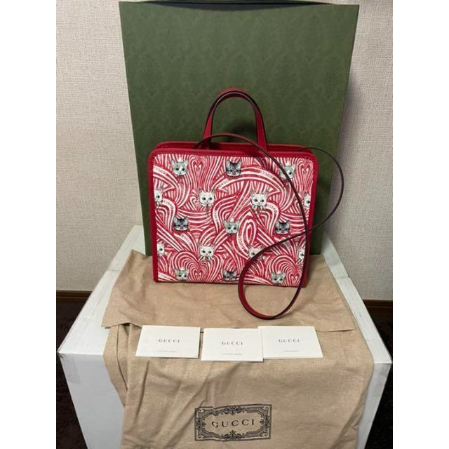 最安値挑戦! Gucci - GUCCI✖︎ヒグチユウコ 2WAYバッグ ハンドバッグ