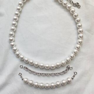 コムデギャルソン(COMME des GARCONS)のchangeable pearl necklace 3way(ネックレス)