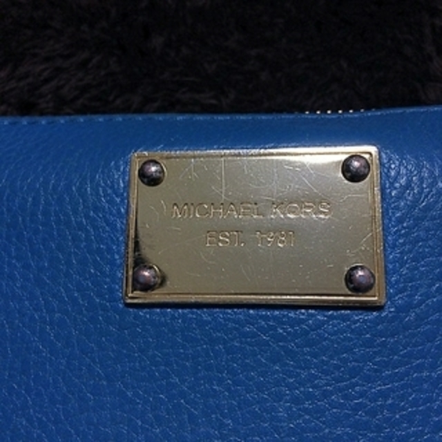 Michael Kors(マイケルコース)の最終値下げMICHAEL KORS長財布ブルー レディースのファッション小物(財布)の商品写真