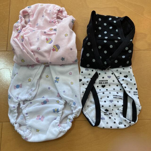 女の子　ショーツ　パンツ　110 4枚　新品未使用品　タグ付き キッズ/ベビー/マタニティのキッズ服女の子用(90cm~)(下着)の商品写真