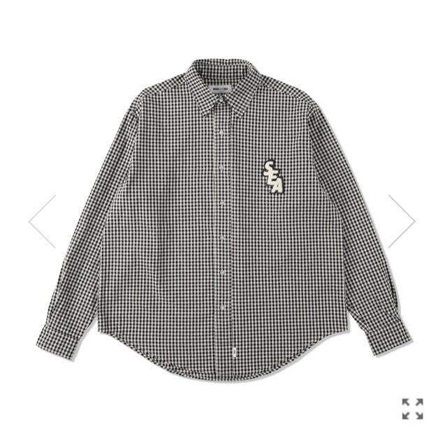 wind and sea gingham plaid shirt ギンガム XLトップス